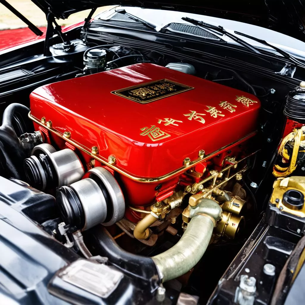 Nắp đầu chan van xe ngay kiểng phong thủy