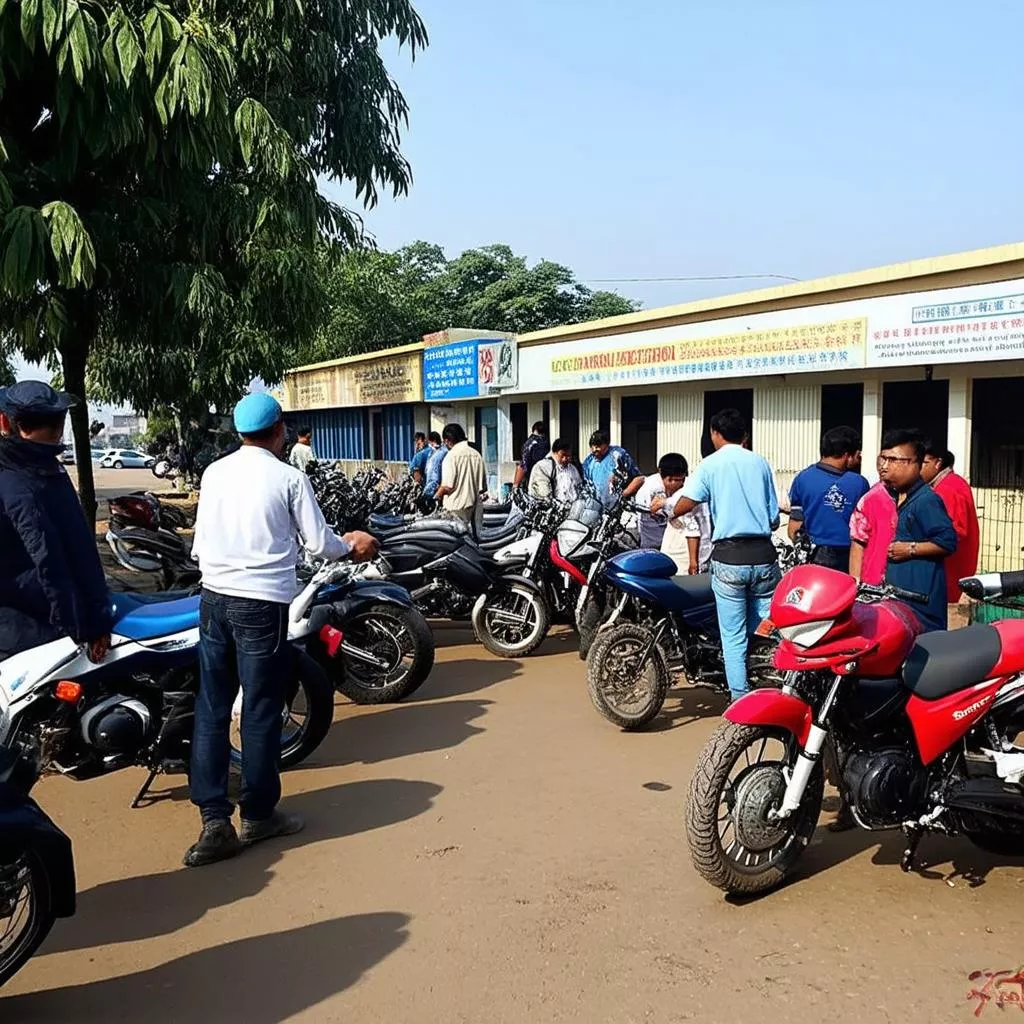 Registering a vehicle license plate