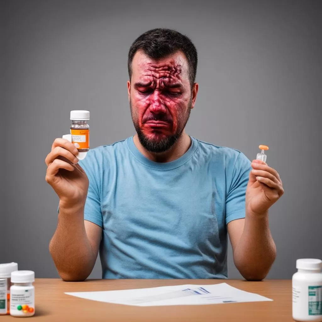 Người đàn ông sử dụng ma túy