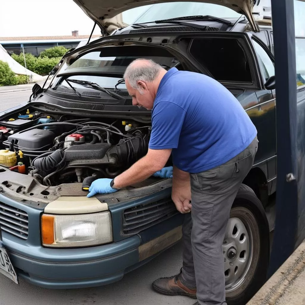 Người dùng đang xem xe van cũ