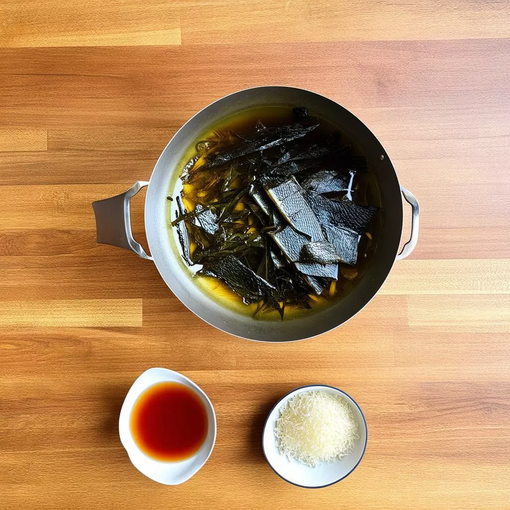 Bahan untuk Memasak Dashi