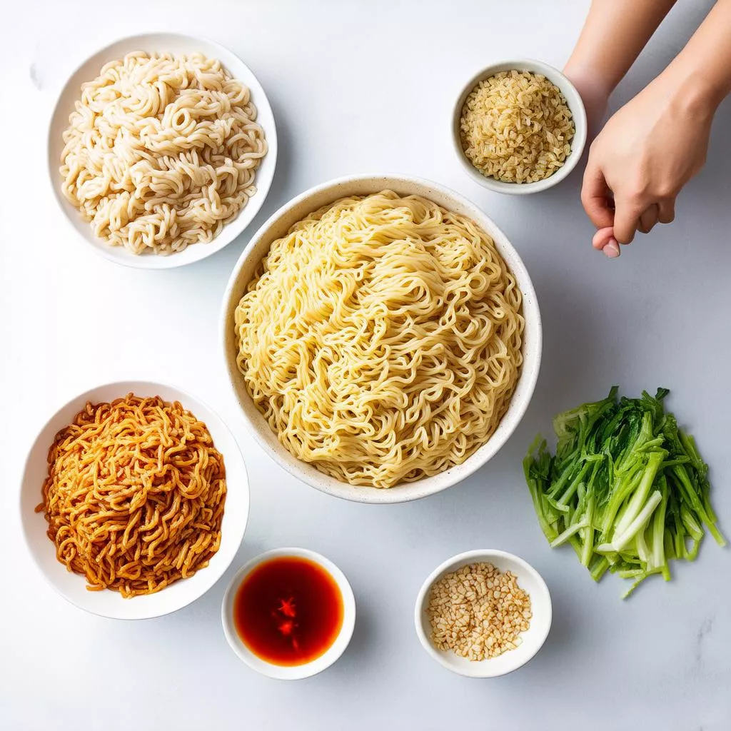 Nguyên liệu sản xuất mì gói