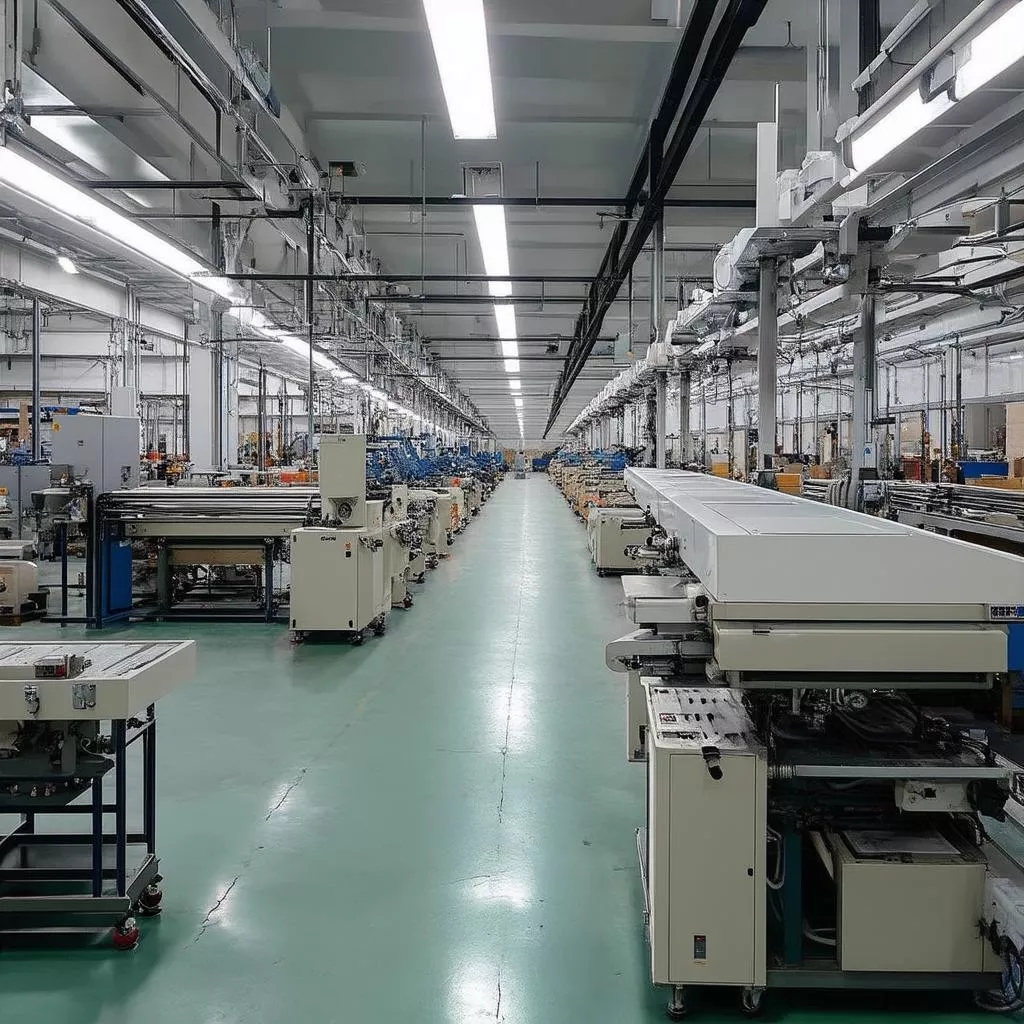 Workshop with Machinery