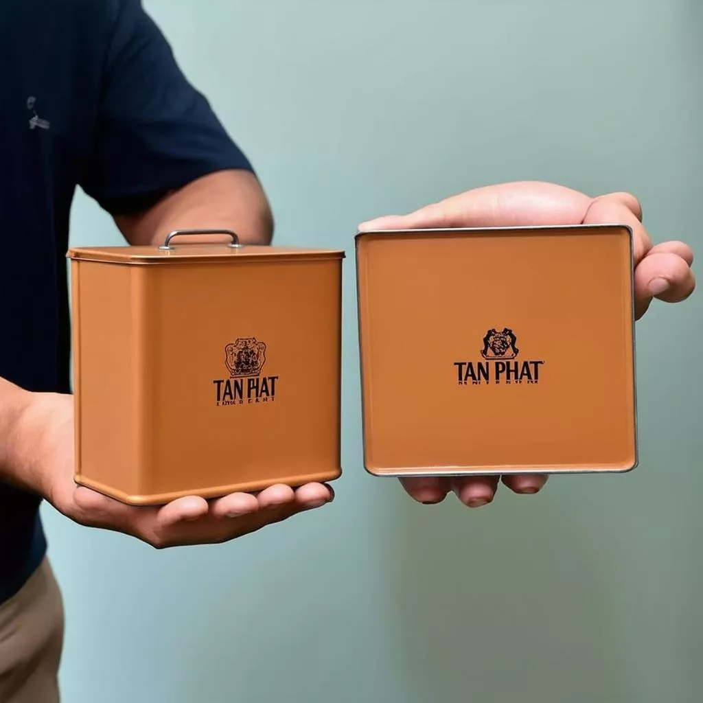 Identifying genuine Tan Phat galvanized boxes