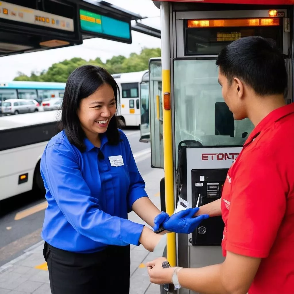 Nhân Viên Bán Vé Nhiệt Tình