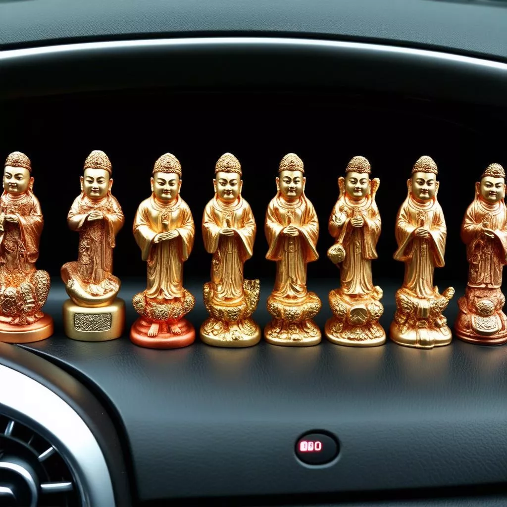 Những mẫu Thần Tài để xe ô tô đẹp