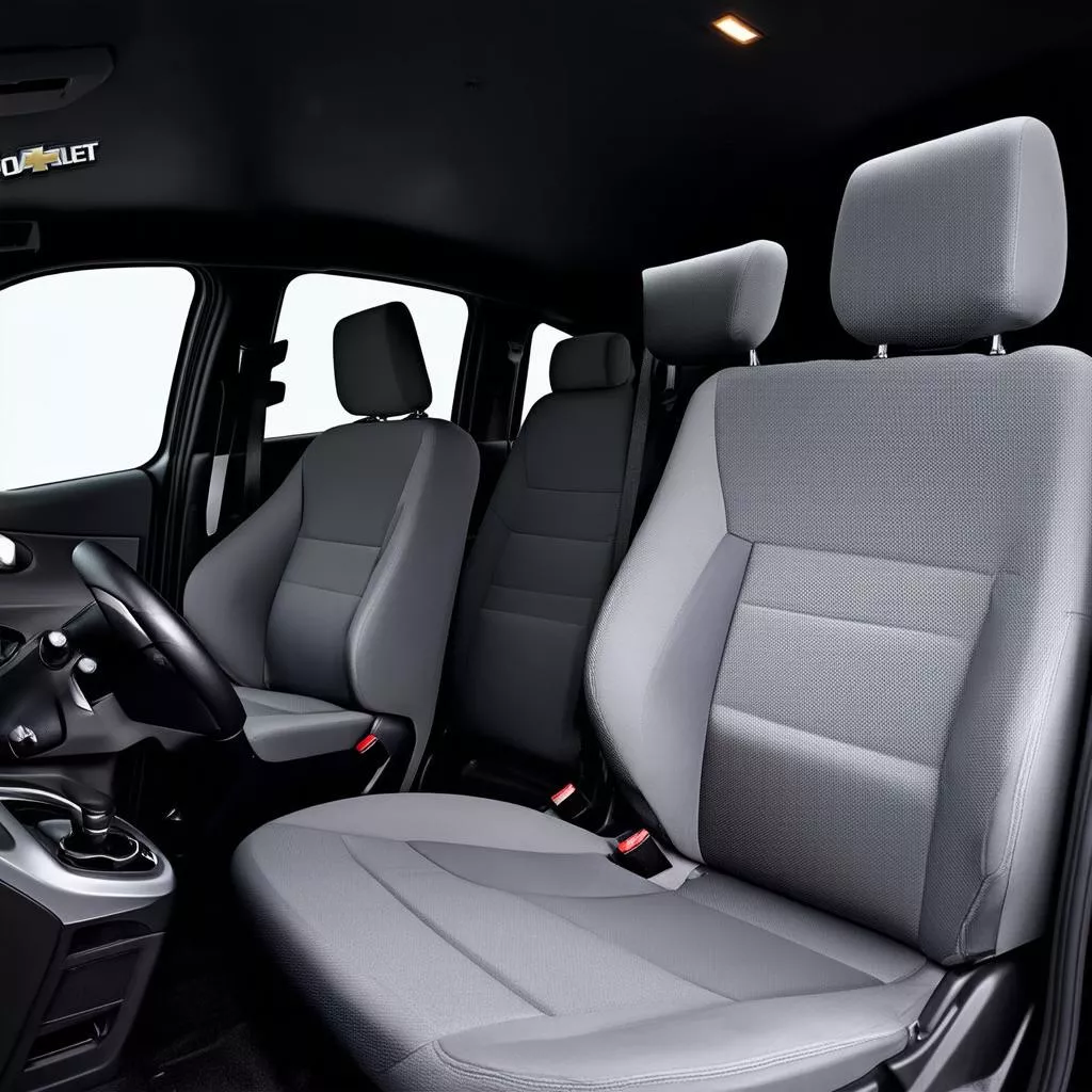 Nội thất Chevrolet Spark Van 2019