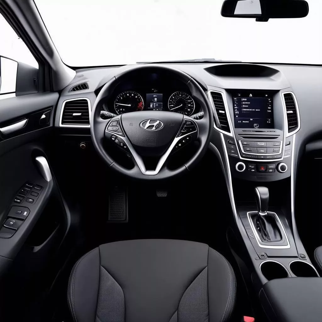 Nội thất Hyundai Avante 2011