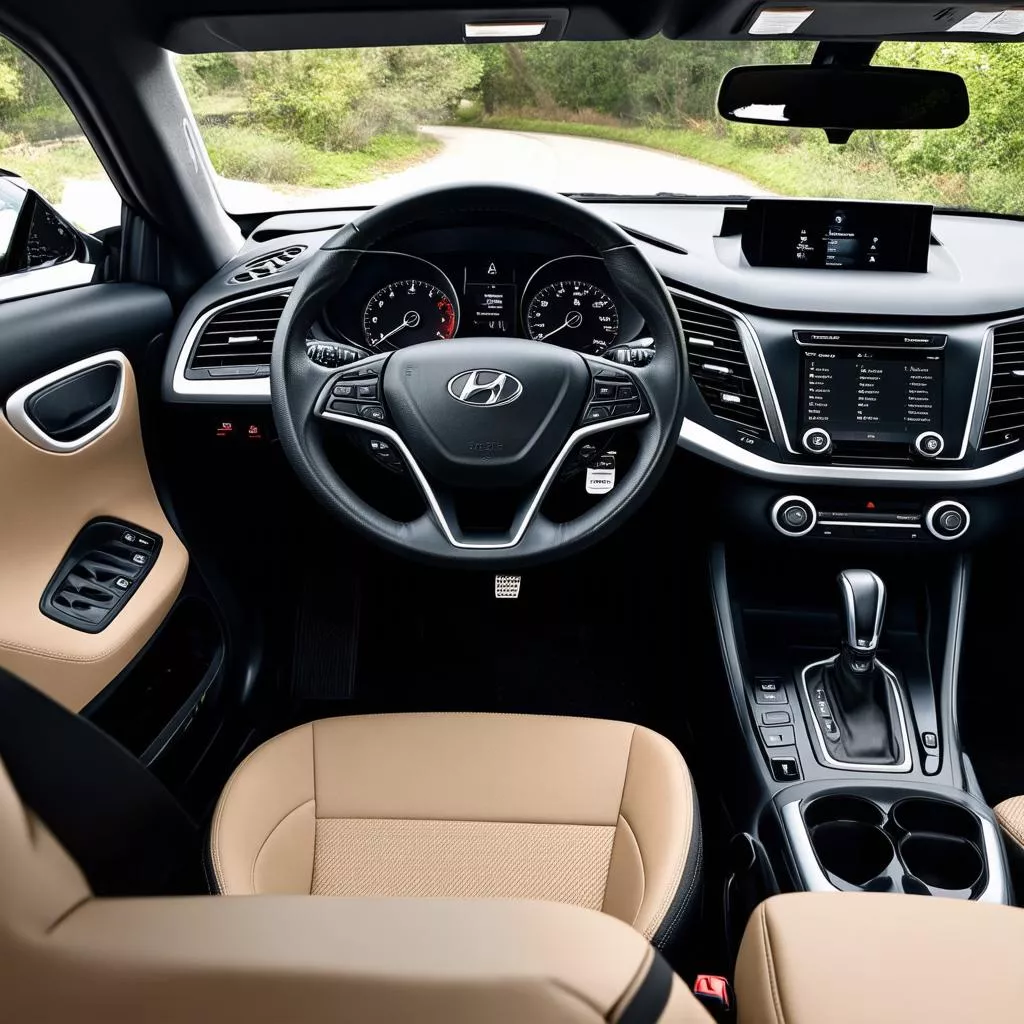 Nội thất Hyundai Veloster 2018