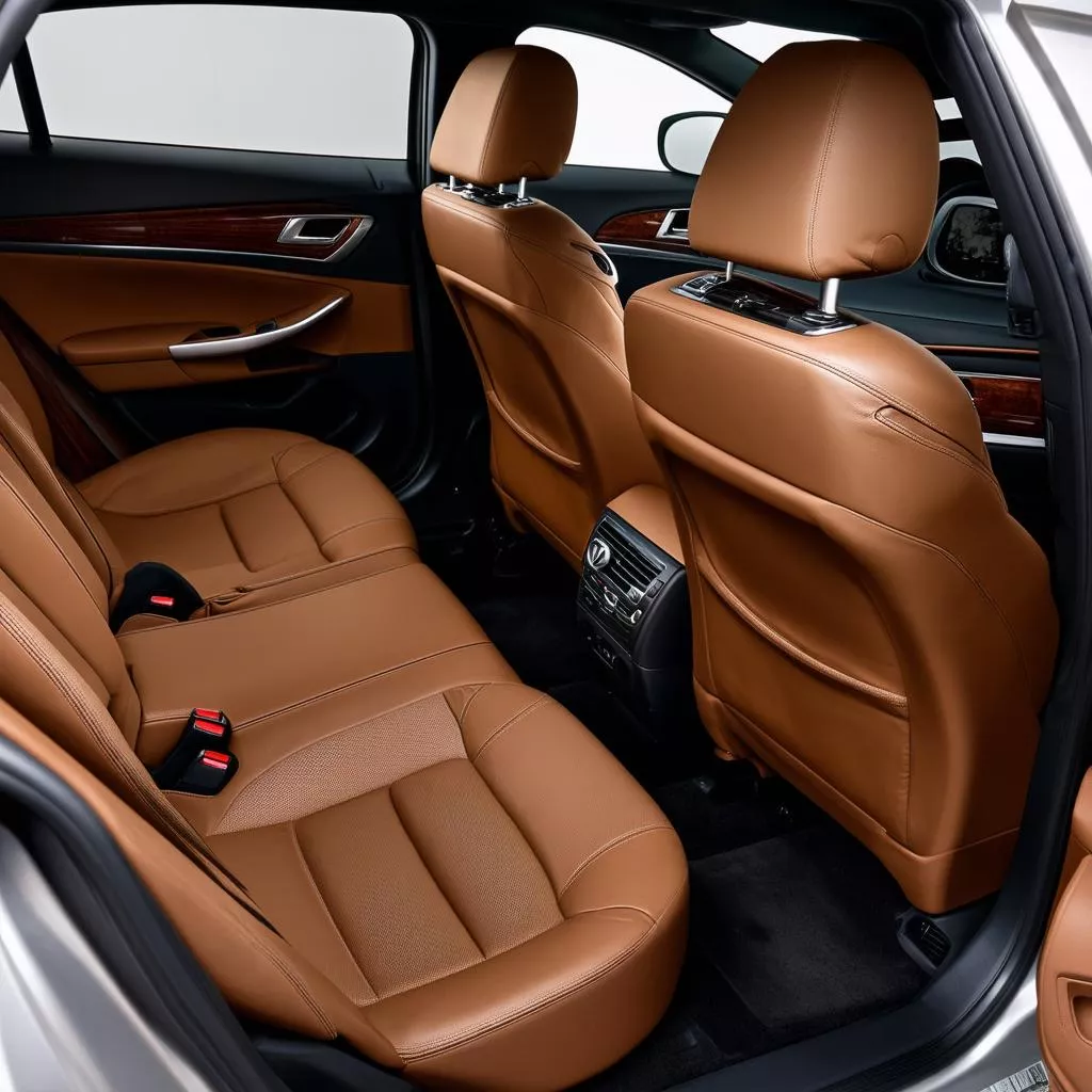 Luxurious interior of a Lexus RX350