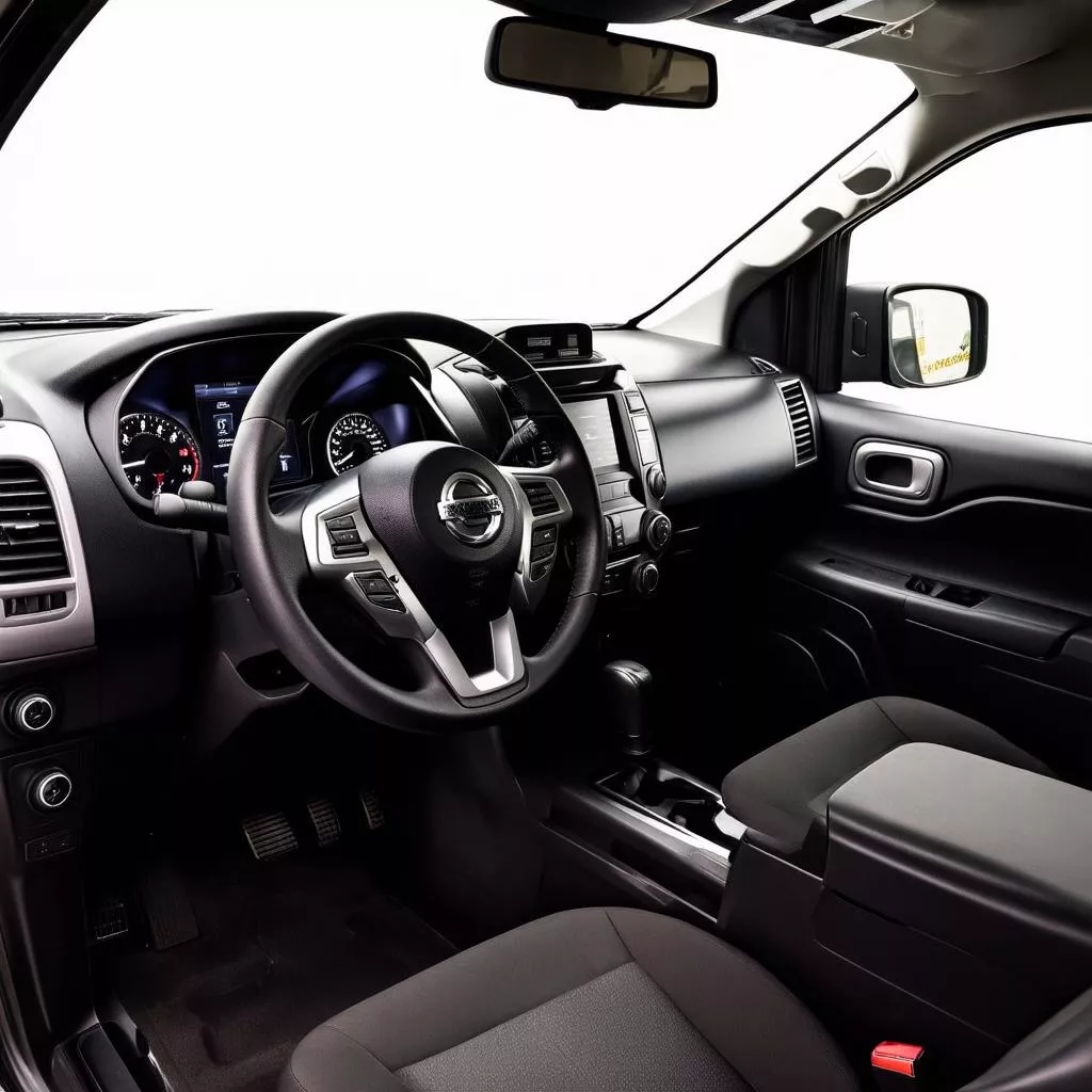 Interior Nissan Navara 2016