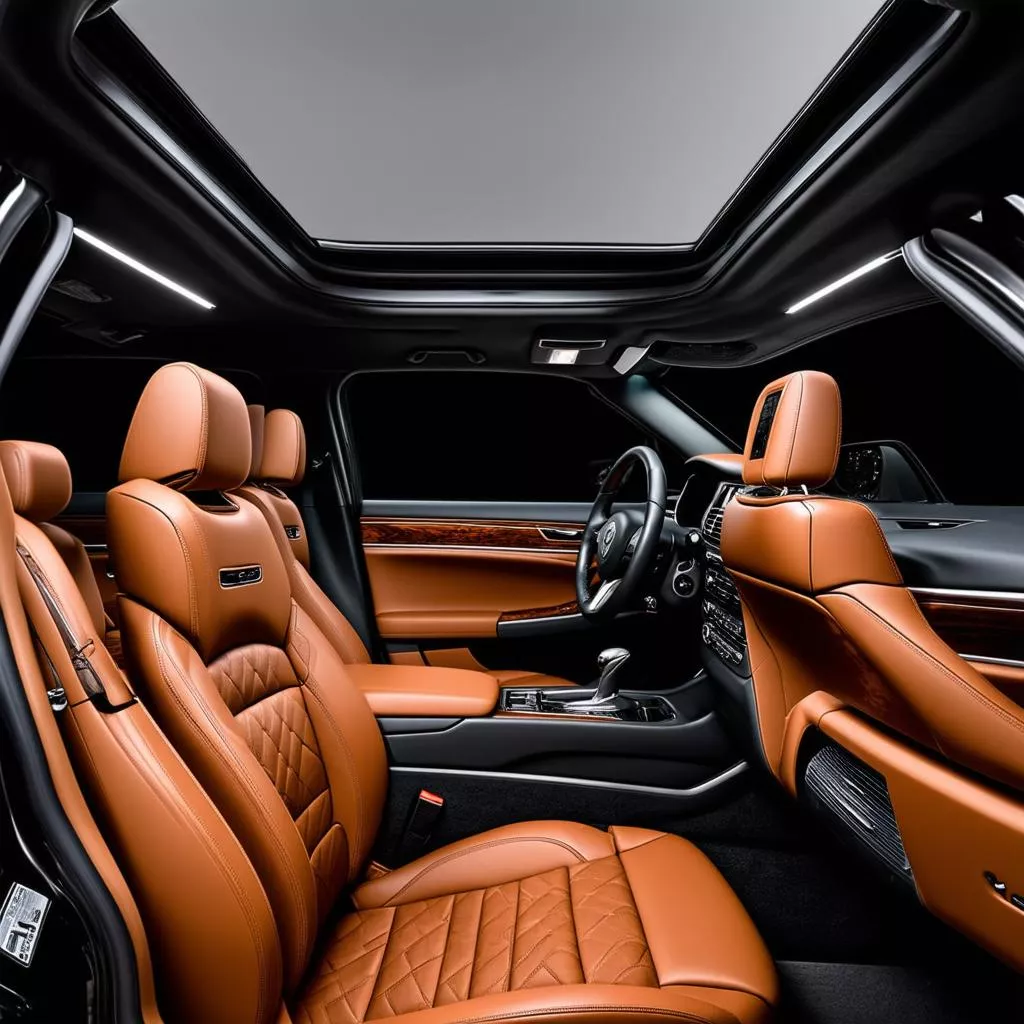 빈, 응에안 자동차 내부: 스타일과 편의성 살펴보기