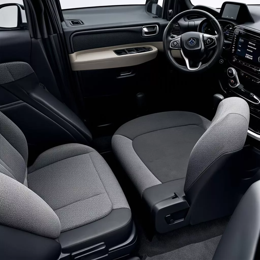 저렴한 빈, 응에안 자동차 내부