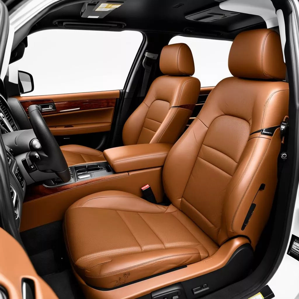 Nội thất sang trọng của xe Land Cruiser