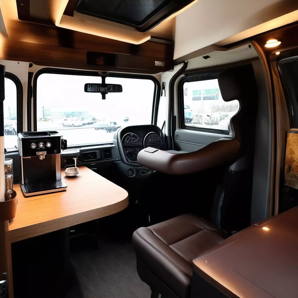 Nội thất văn phòng xe tiện nghi