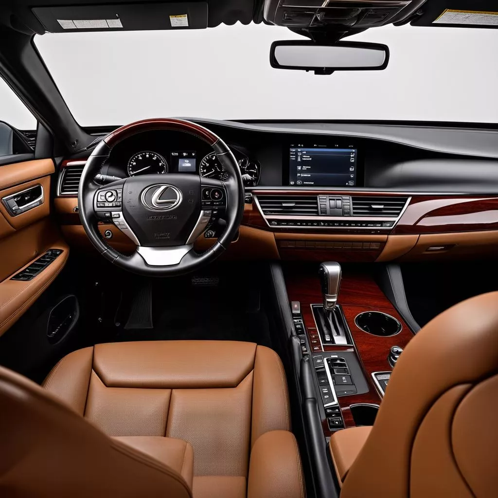 Nội thất xe Lexus 570 sang trọng, tiện nghi