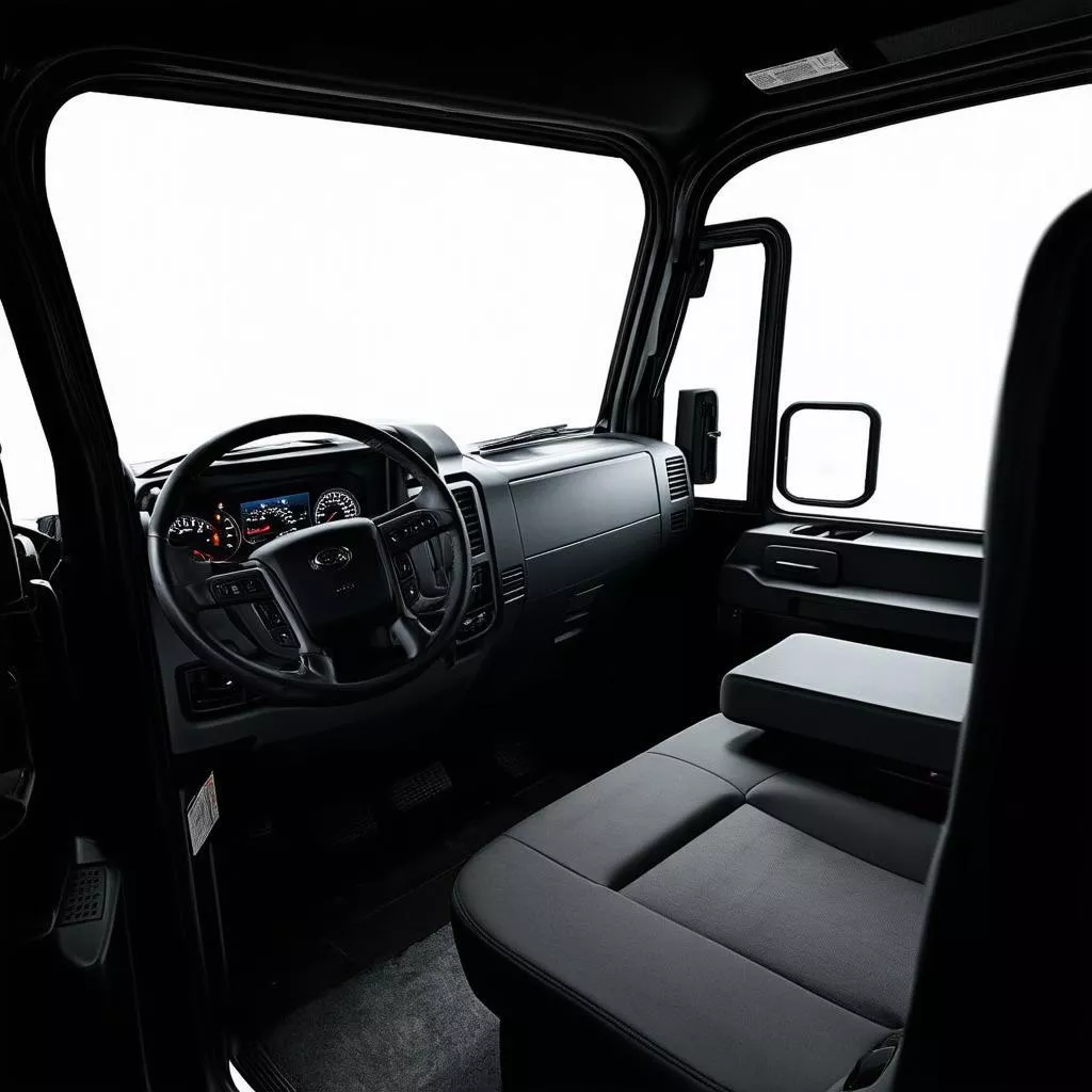 Nội thất xe tải hiện đại