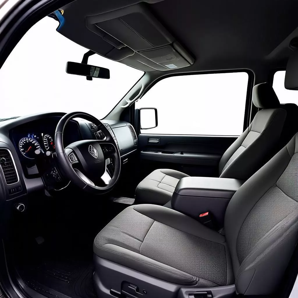 Nội thất xe tải Dongfeng Trường Giang 8 tấn