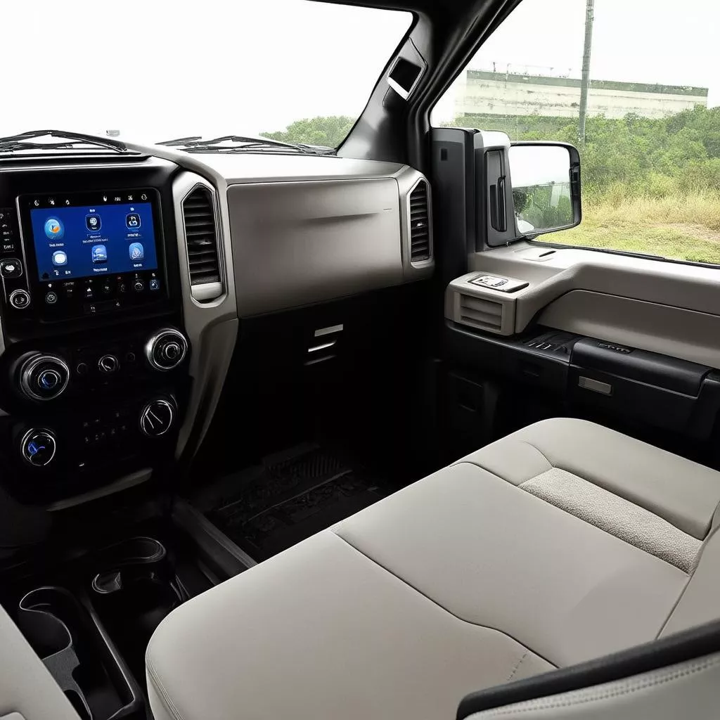 Nội thất xe tải Hyundai