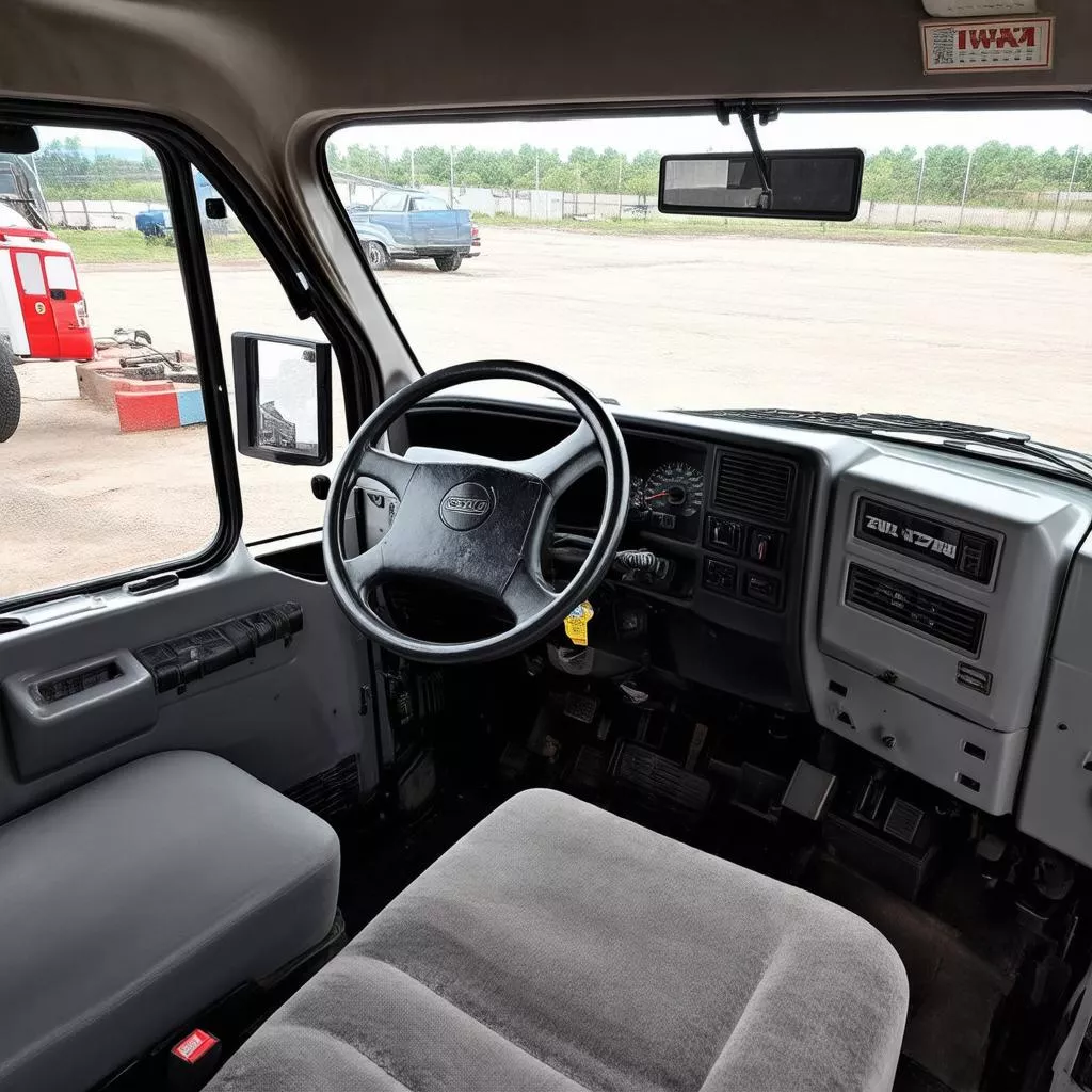 Nội thất xe tải Isuzu NQR71R