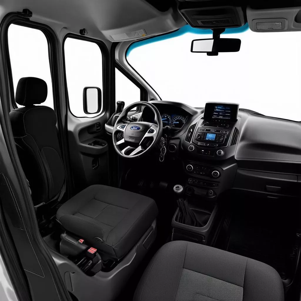 Nội thất xe Transit Van