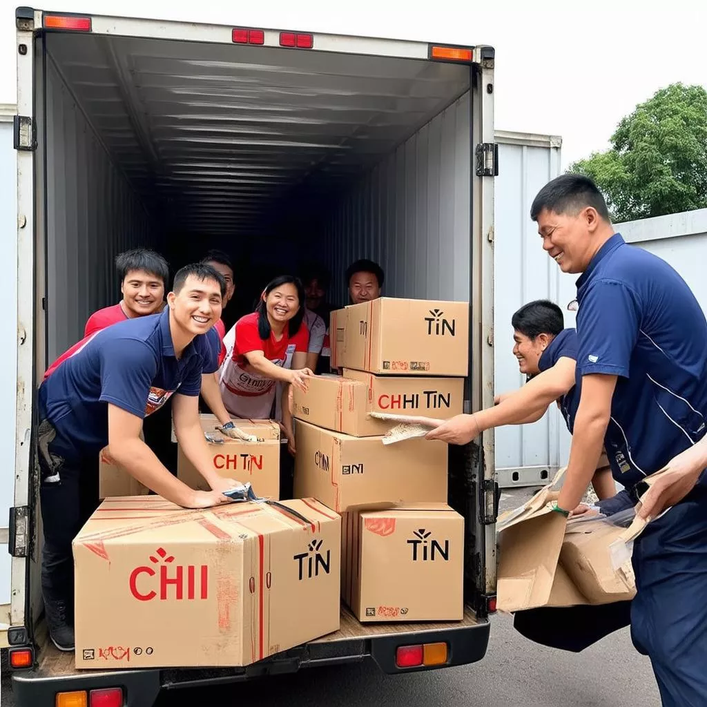 ऑटो चू टिन ट्रक परिवहन