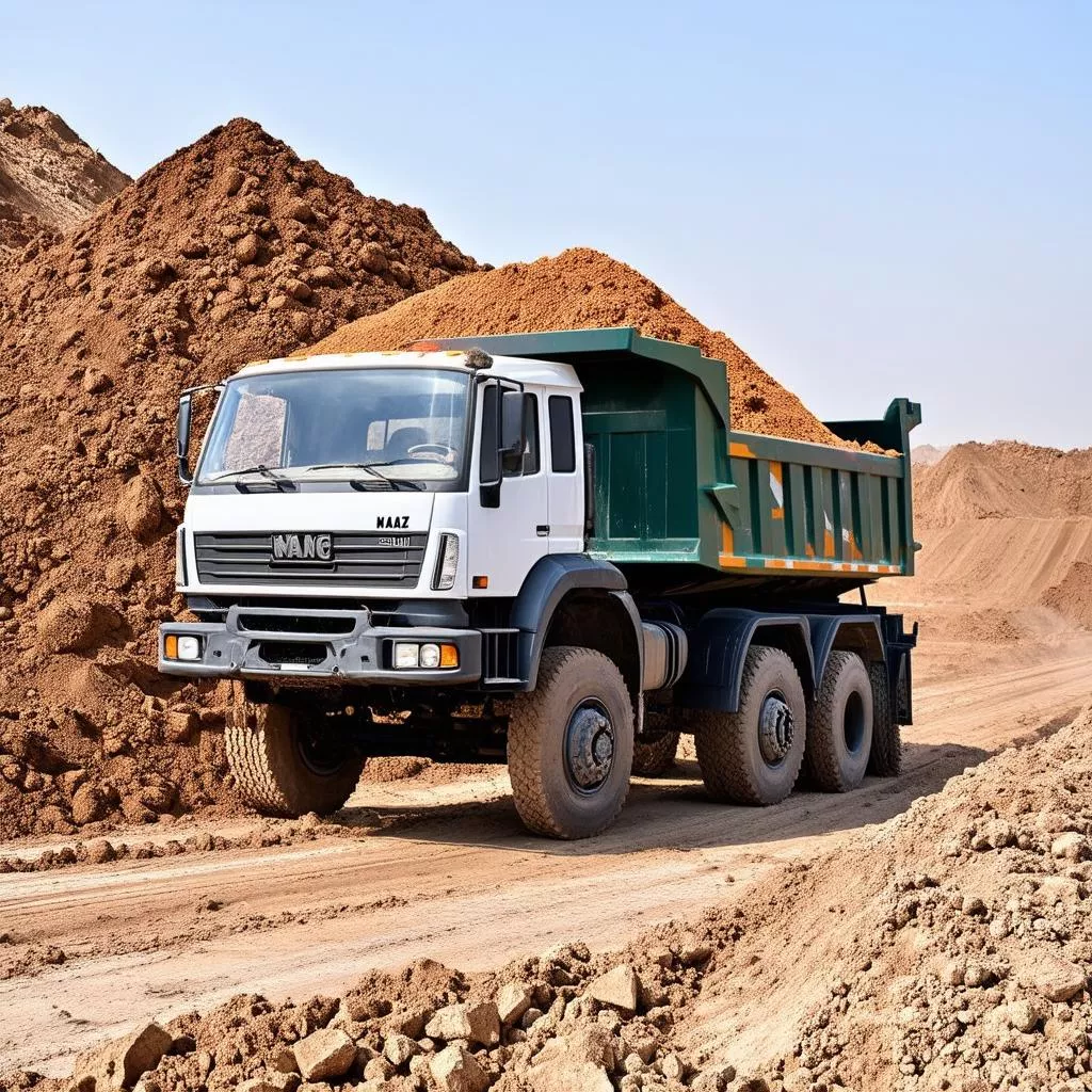 Ô tô tự đổ Kamaz 7 tấn: Vua của mọi công trường