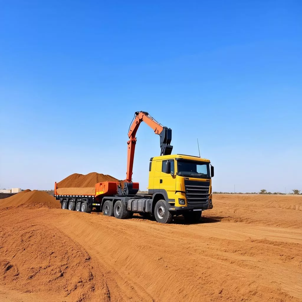 Ô tô xúc cát cần cẩu: "Vua công trường" vạn người mê