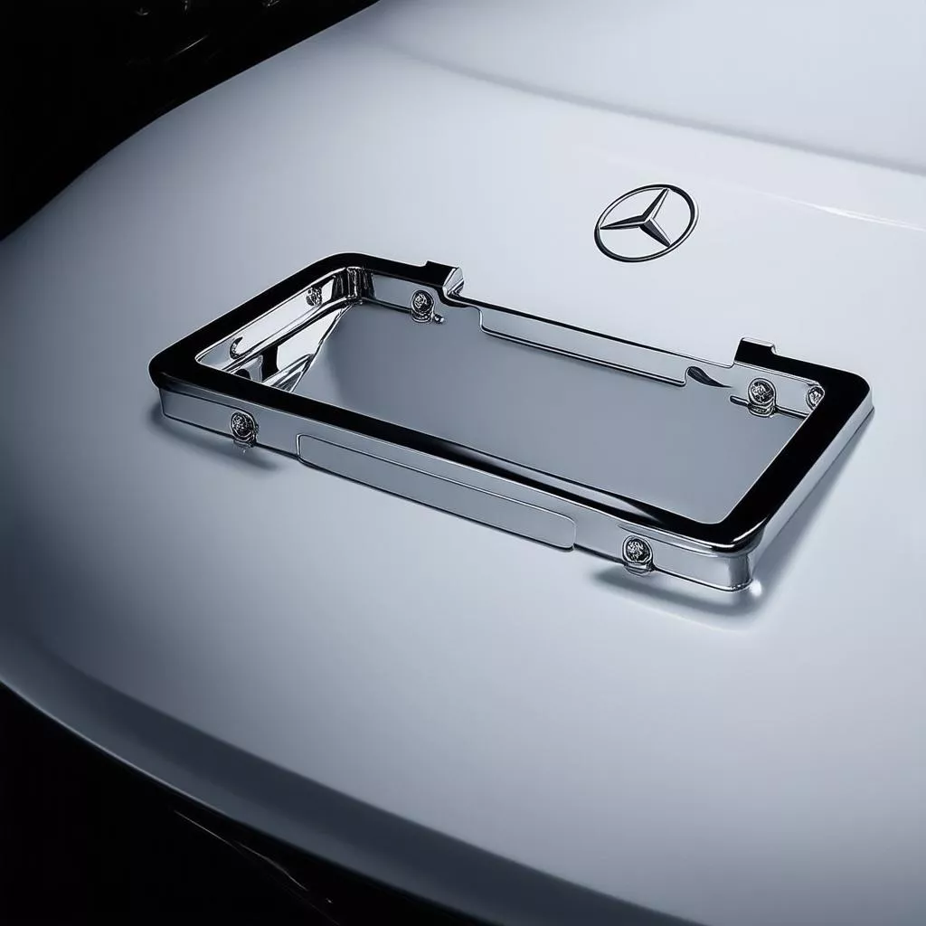 Enhance Your Mercedes: The Perfect License Plate Frame