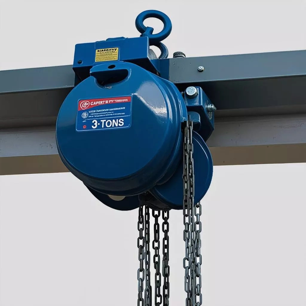 Pa lăng 3 tấn: Vật bất ly thân cho ngành xây dựng và vận tải