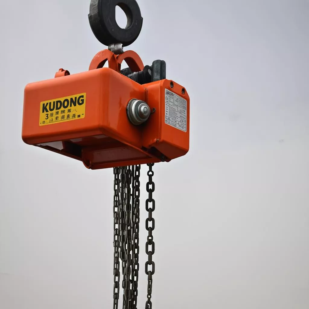 Palăng xích kéo tay Kudong 3 tấn 12m: "Vị cứu tinh" cho mọi công trình