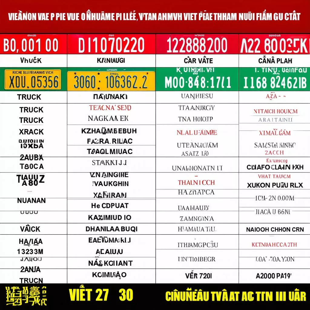 Bóc Tách Bí Ẩn: Có Bao Nhiêu Loại Biển Số Xe Tại Việt Nam?