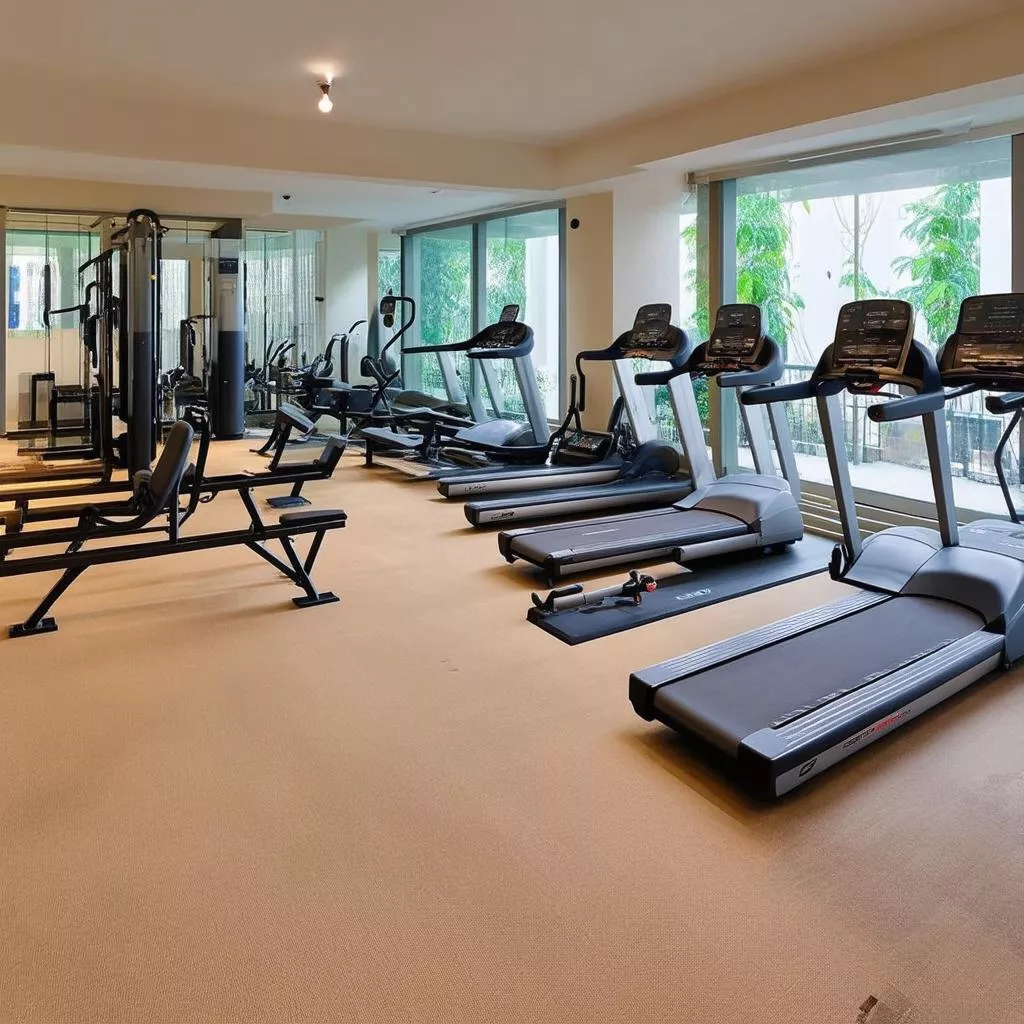 Phòng tập gym chung cư GenmeC 2 Lê Trọng Tấn