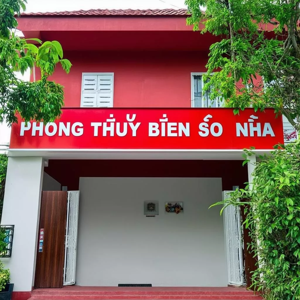 Phong thủy biển số nhà