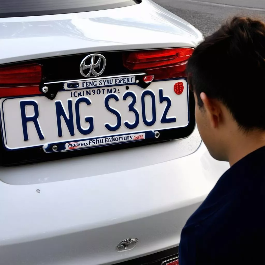 Phong thủy biển số xe