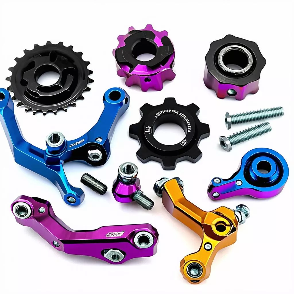 Phụ tùng xe máy bằng titan