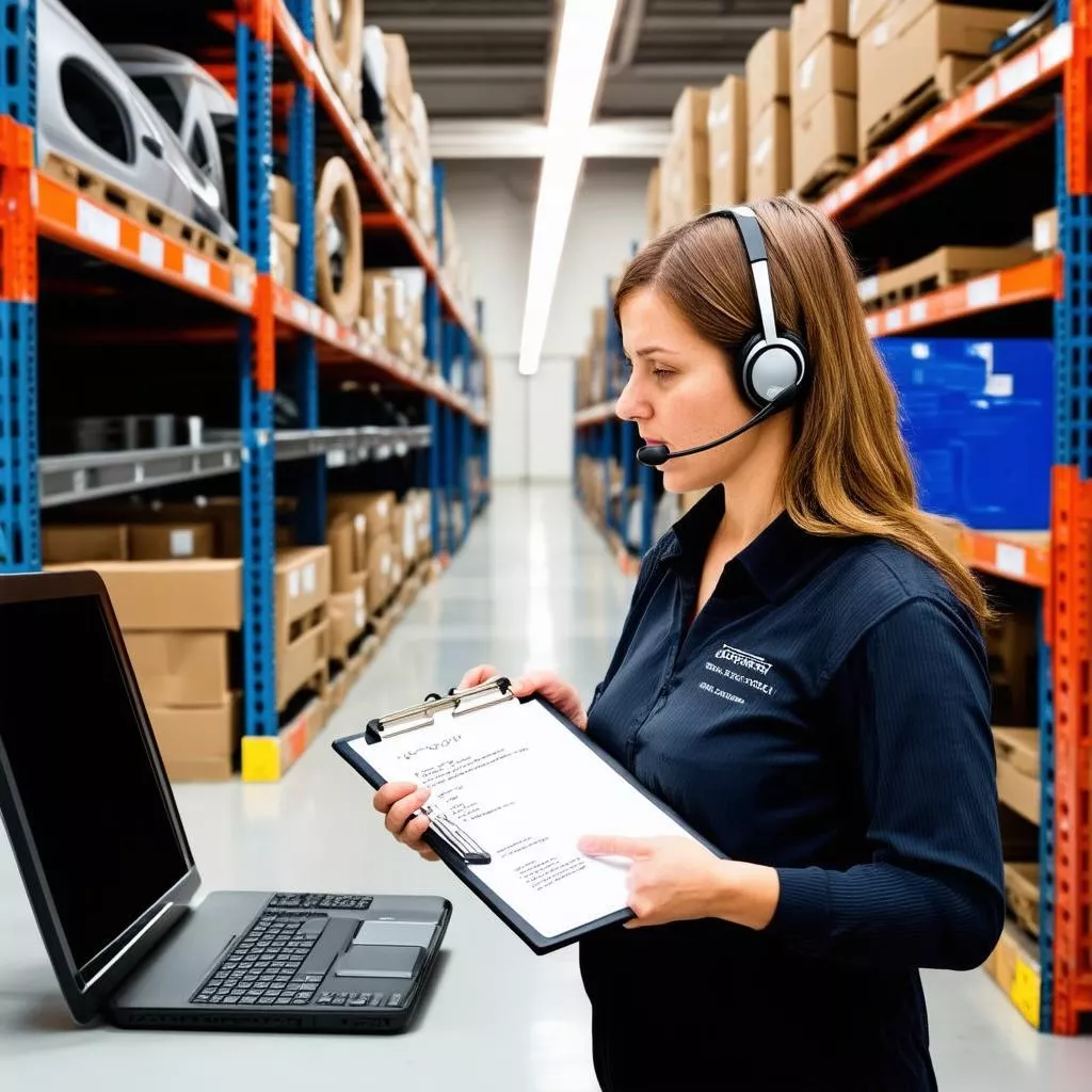 Quản lý kho phụ tùng ô tô