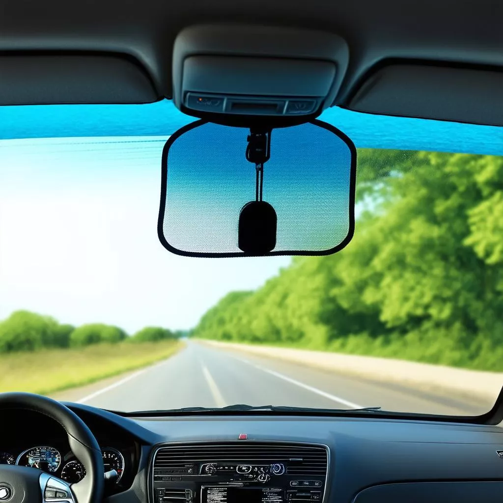 Car windshield sunshade