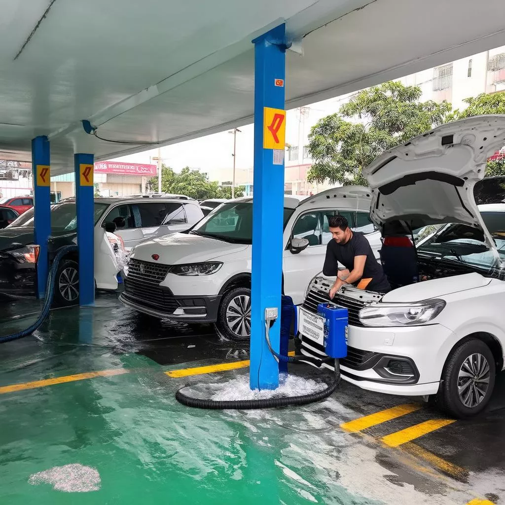 Best Car Wash in District 7, Ho Chi Minh City: Huynh Tan Phat Street