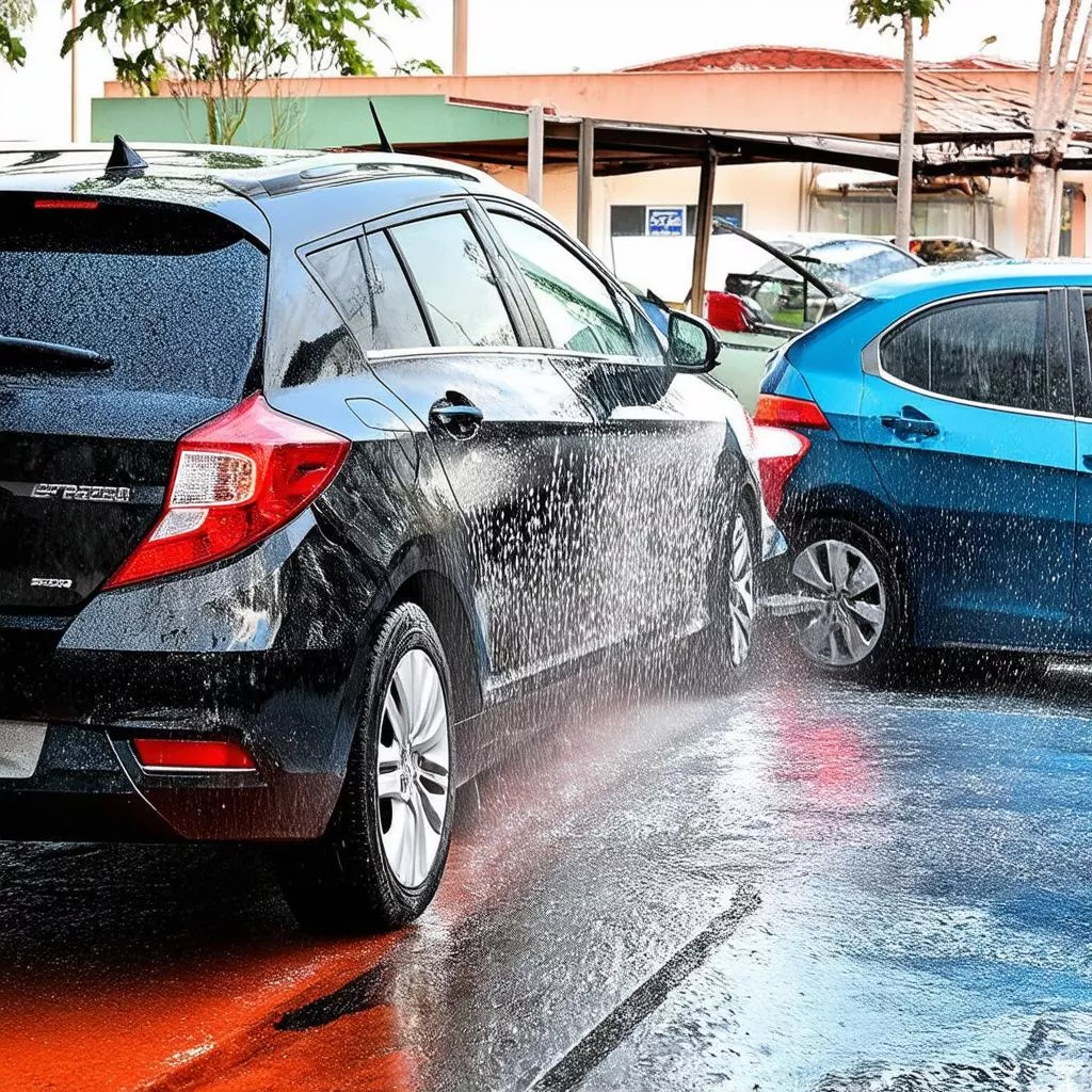 कार धुलाई