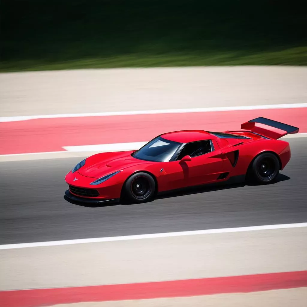 Siêu Nhân Ô Tô Đua màu đỏ