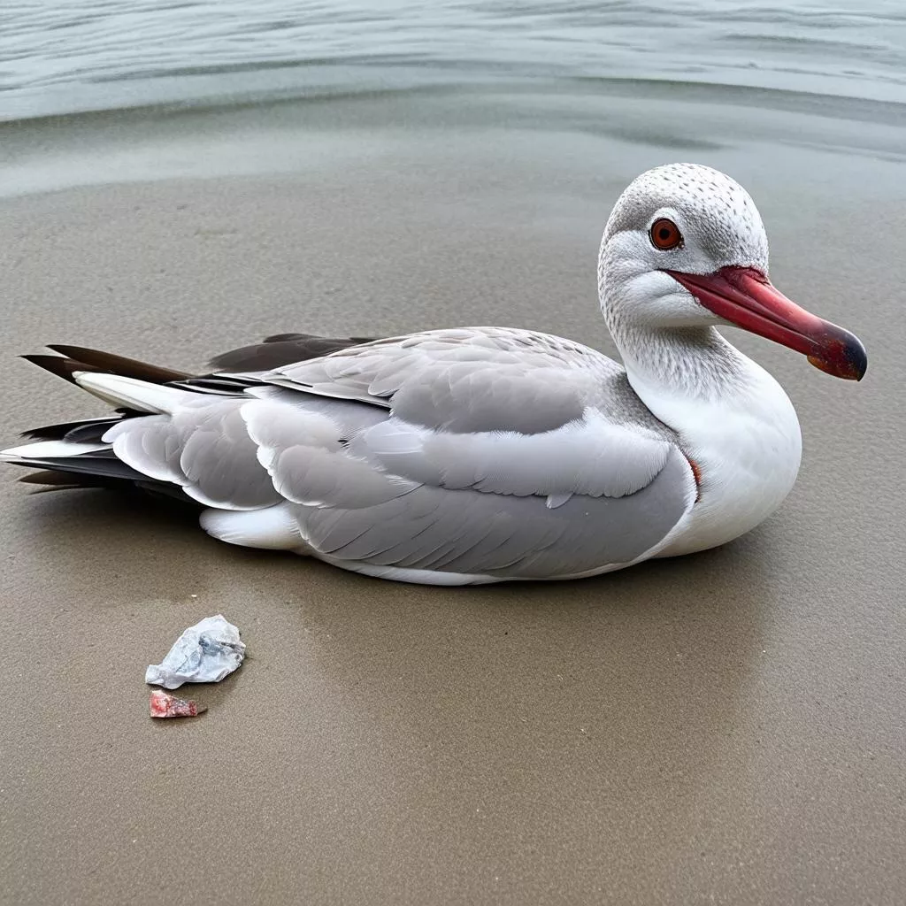 因塑料垃圾而死亡的海洋生物