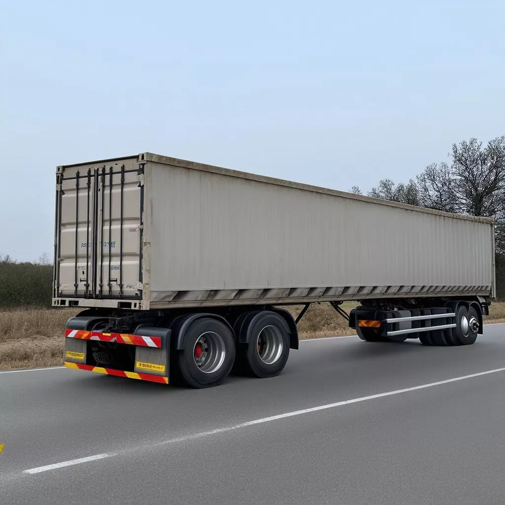 Somirơmooc tải có mui cenda tải trọng 32.3 tấn: Giải mã sức mạnh vận chuyển