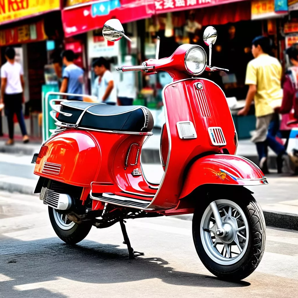 Giá sơn xe Vespa LX: Từ A đến Z - "Tút" lại xế yêu, vi vu đón nắng