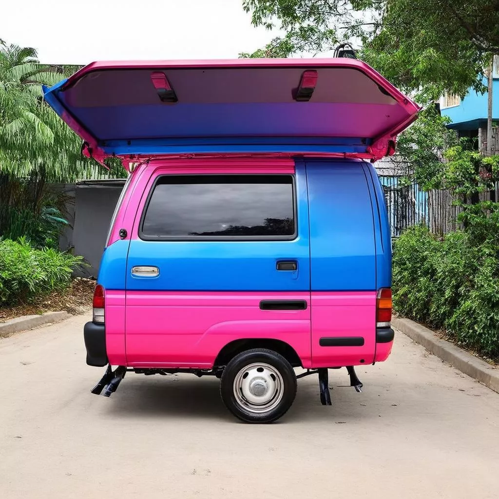 Suzuki Carry Blind Van độ chở hàng