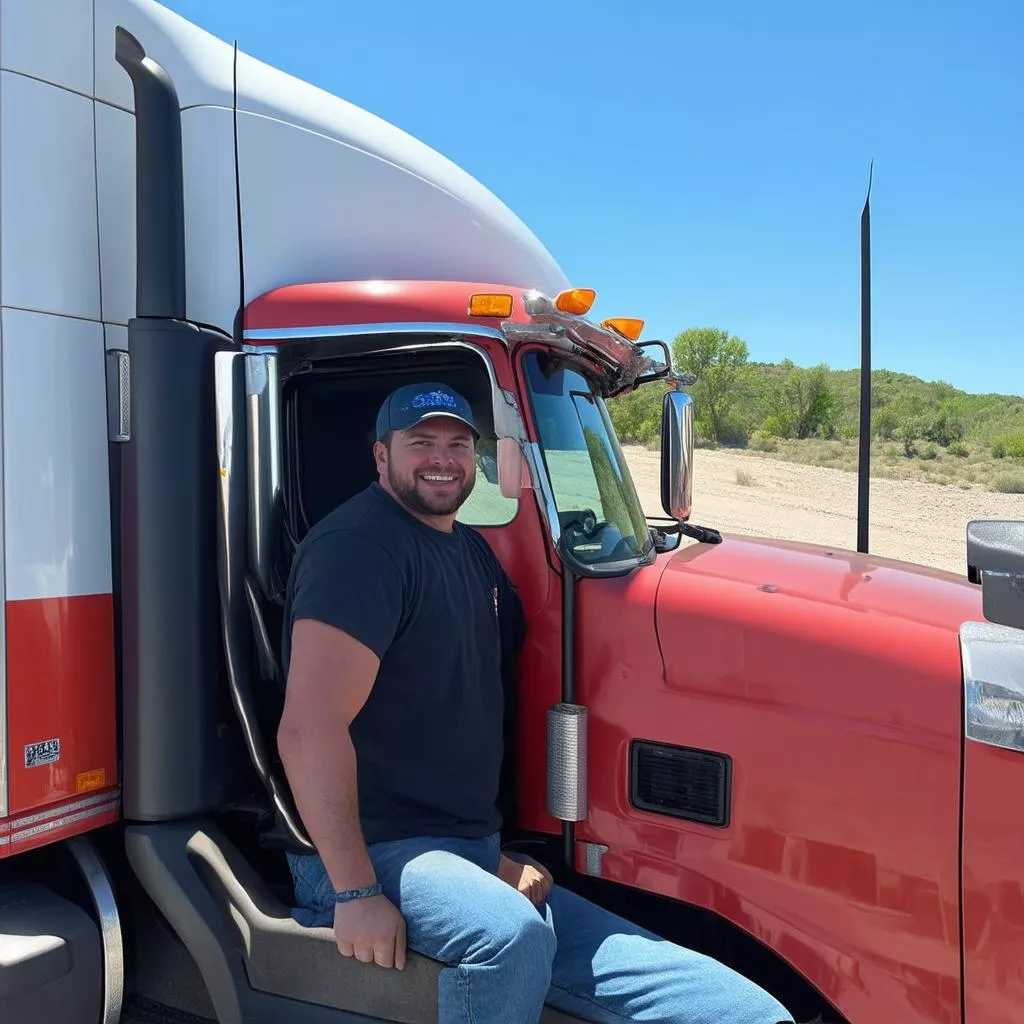 Tài Xế Xe Tải Cười Vui