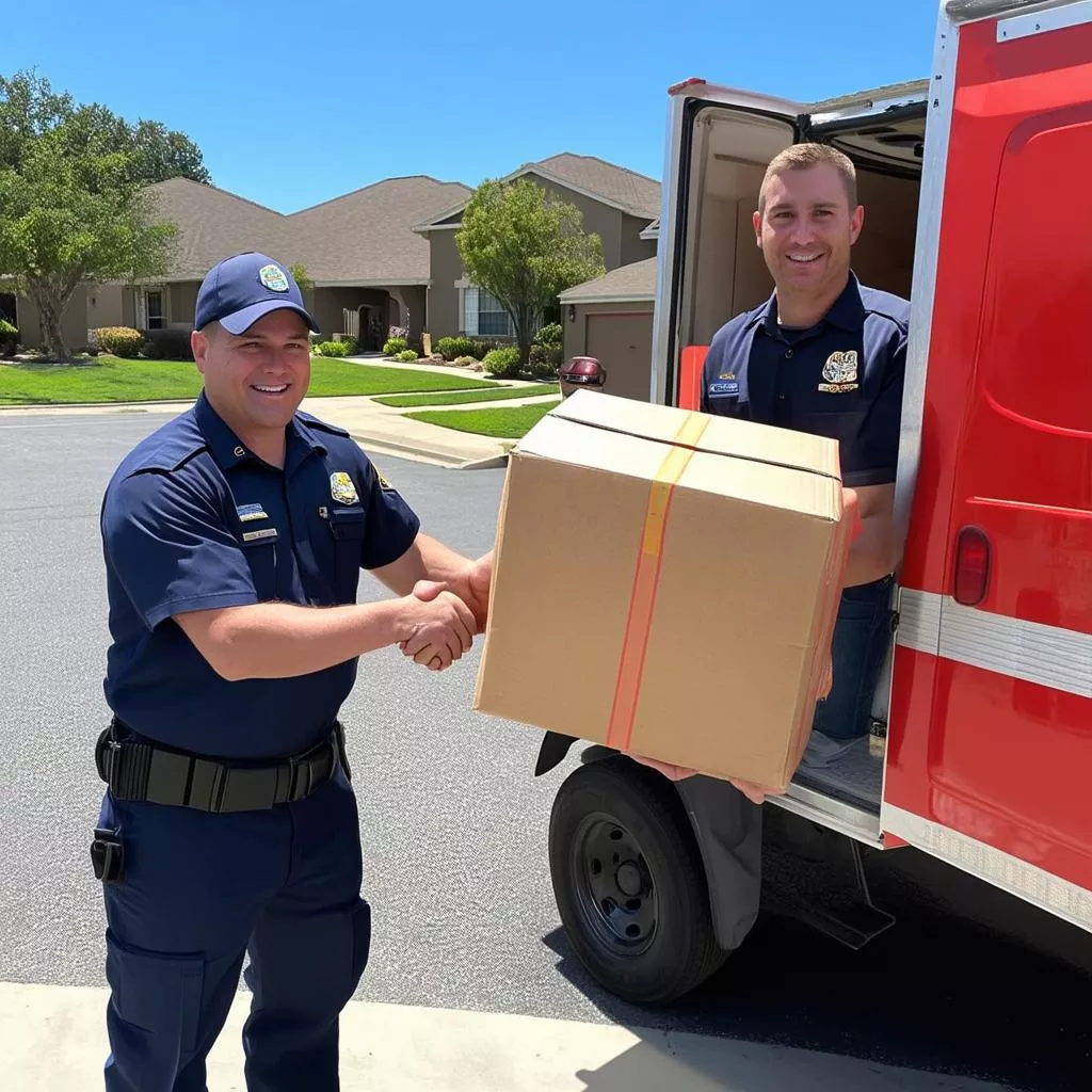 Tài xế và khách hàng