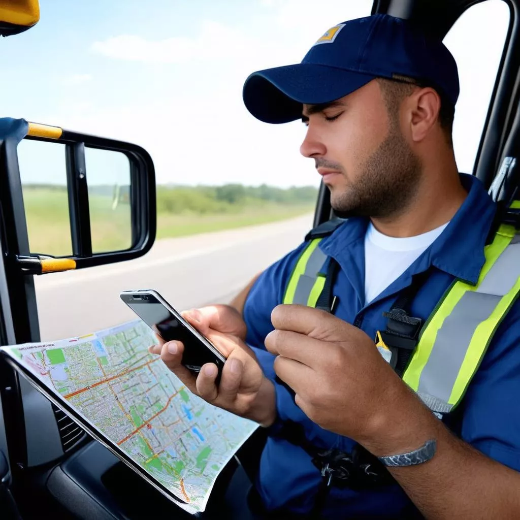 Tài xế xe tải