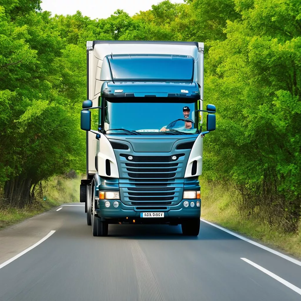 Truck driver on Route 16/4