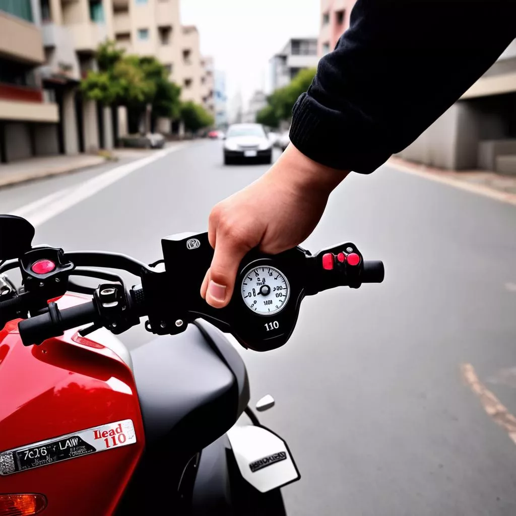 Honda Lead 110 throttle